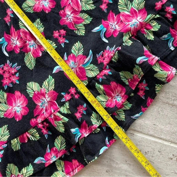 Floral OP Strapless Dress - Black and Pink new with tags - Picture 4 of 8